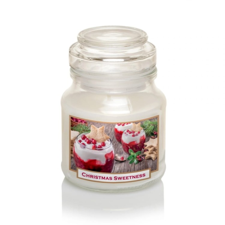 ŚWIECA ZAPACHOWA SŁOIK  CHRISTMAS SWEETNESS 130 G