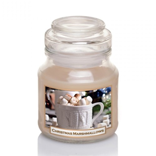 ŚWIECA ZAPACHOWA SŁOIK  CHRISTMAS MARSHMALLOWS 130 G