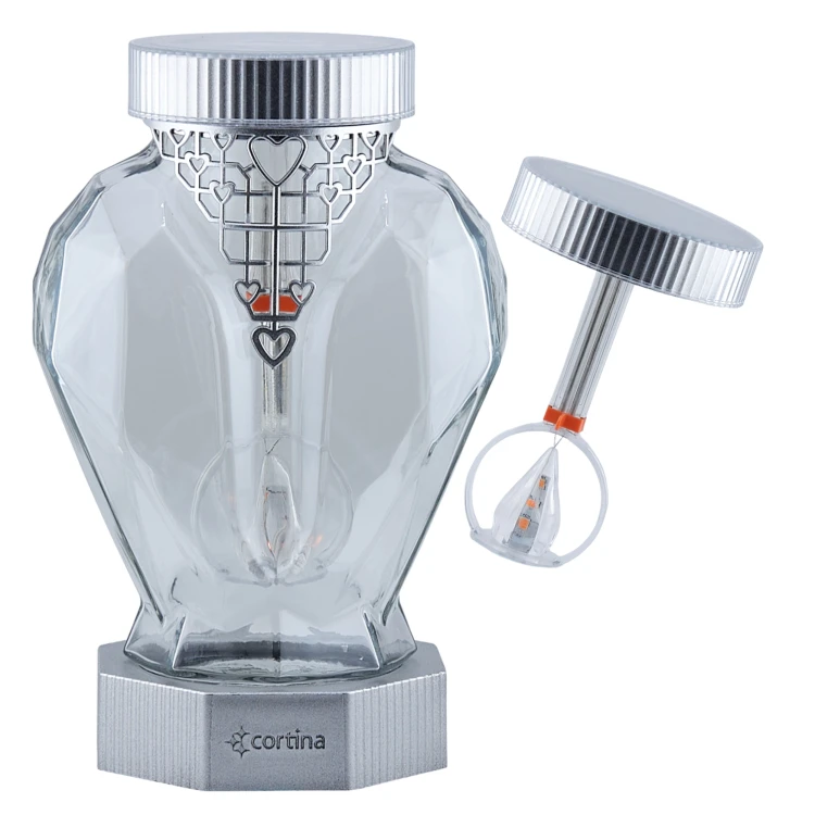 ZNICZ LED 3/25/ZSC SOLARNY SREBRNY
