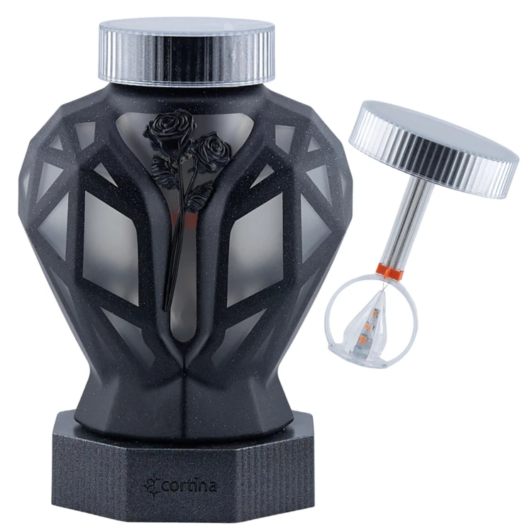 ZNICZ LED 4/25/ZSC SOLARNY METALIZOWANY GRANITOWY