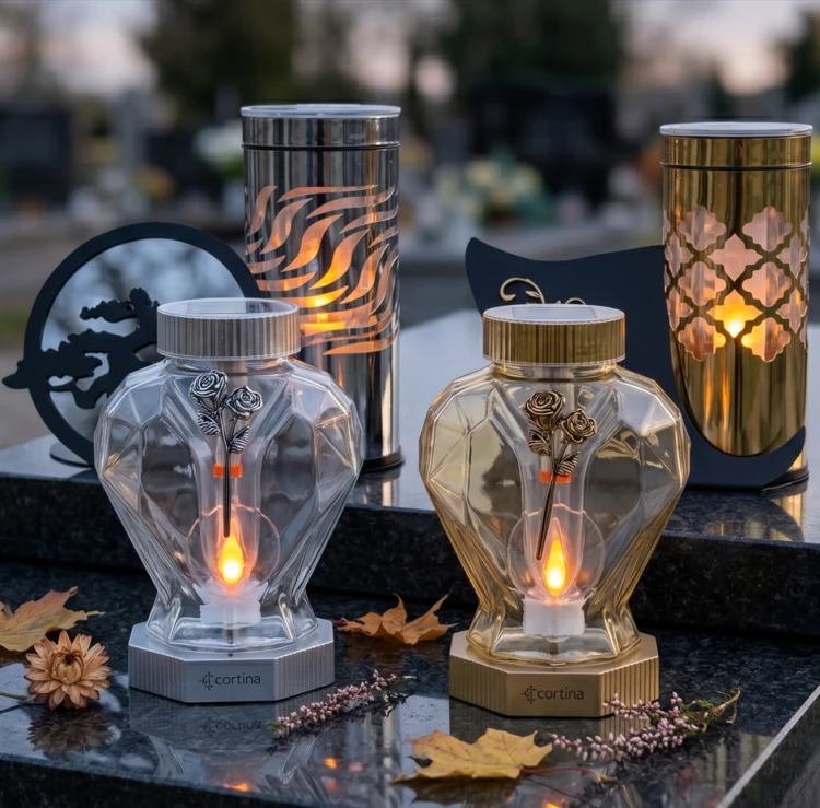 ZNICZ LED 2/25/ZSC SOLARNY SREBRNY