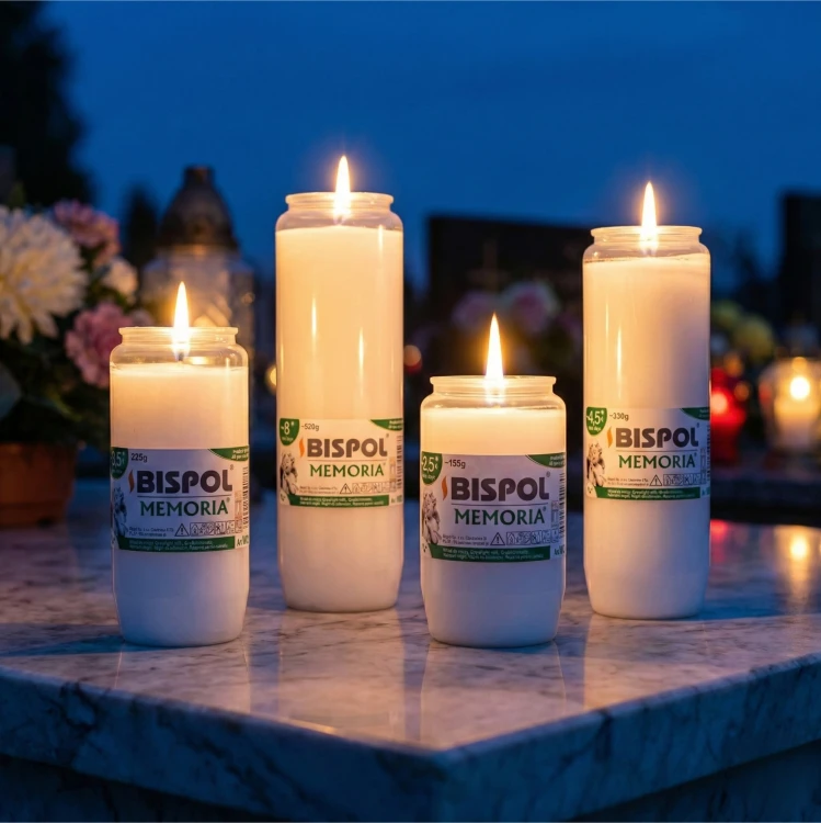 OPKAKOWANIE WKŁADÓW DO ZNICZY OLEJOWYCH BISPOL MEMORIA WO8 - 16 SZTUK