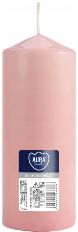 OPAKOWANIE ŚWIECA WALEC SW60/150-038 RÓŻOWA