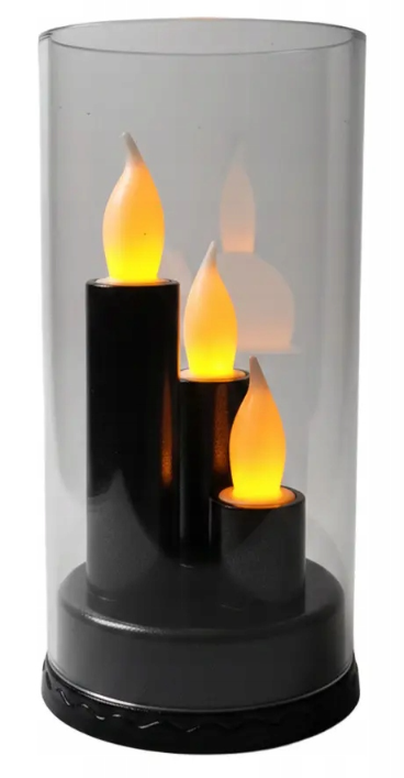 ŚWIECZNIK LED W TUBIE 1/25/SLC  CZARNY