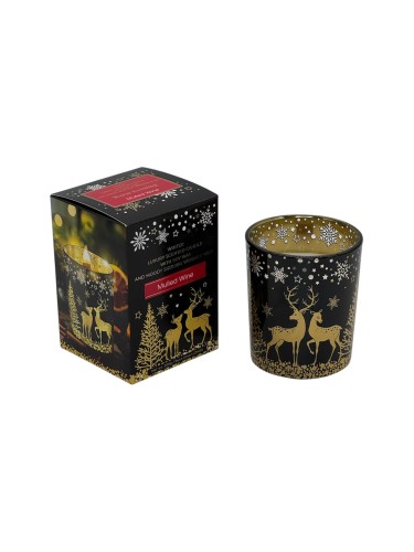 ŚWIECA ZAPACHOWA W SZKLE  WARM EVENING MULLED WINE  200 G