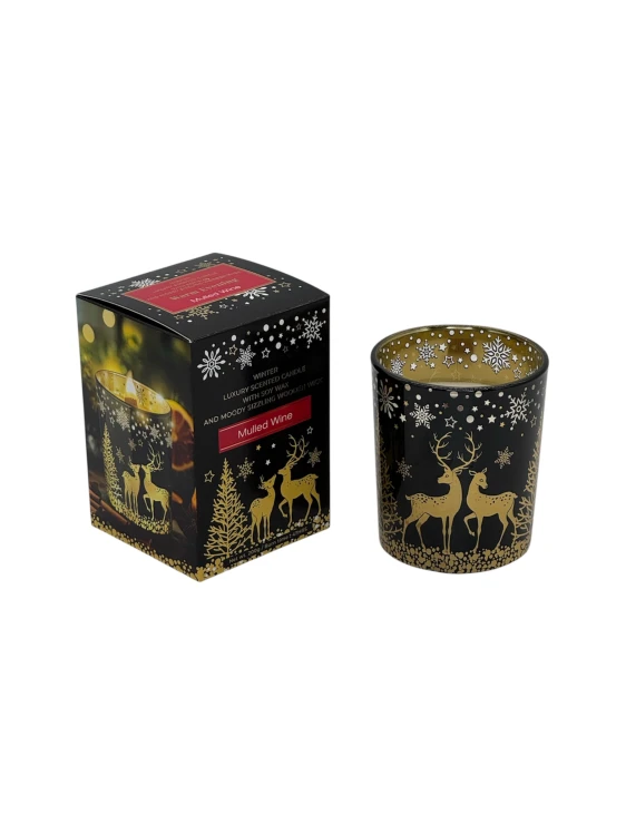 ŚWIECA ZAPACHOWA W SZKLE  WARM EVENING MULLED WINE  200 G