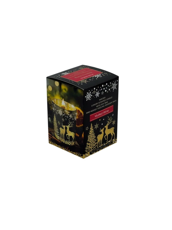 ŚWIECA ZAPACHOWA W SZKLE  WARM EVENING MULLED WINE  200 G