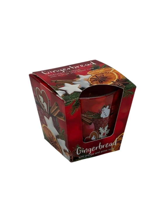 ŚWIECA ZAPACHOWA W SZKLE  GINGERBREAD ORANGE & ANISE  115 G