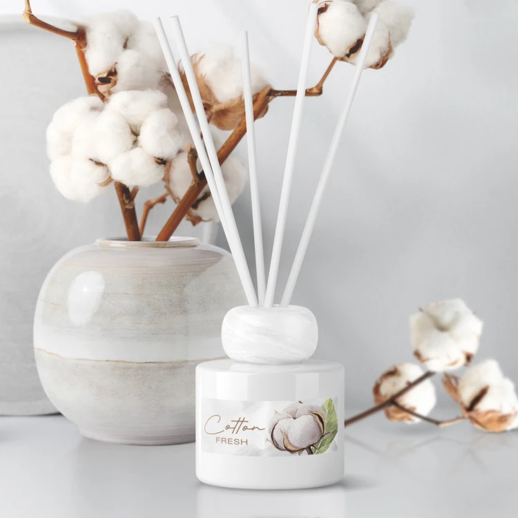 DYFUZOR  ZAPACHOWYW SZKLE  COTTON BARTEK CANDLES 100 ml