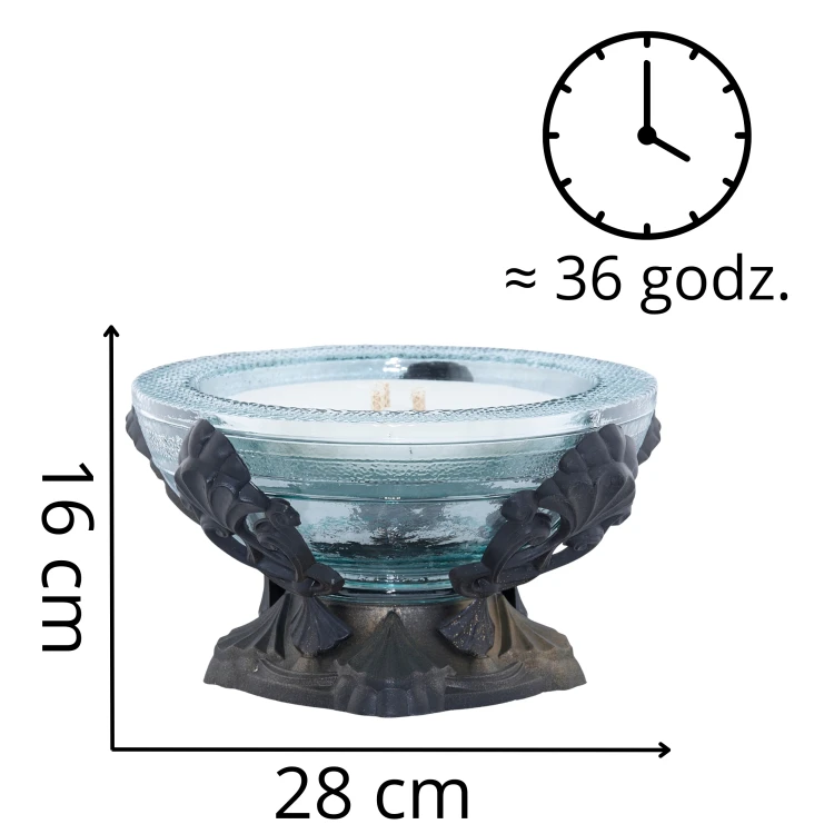 ZNICZ TRADYCYJNY SZKLANY  K-9  ( 650 G )